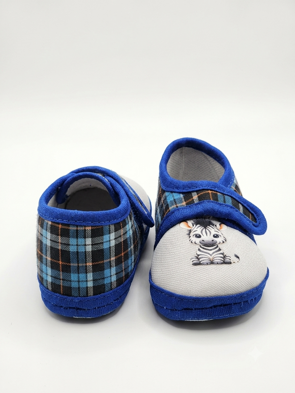 Unisex Zebra Print Baby Shoes