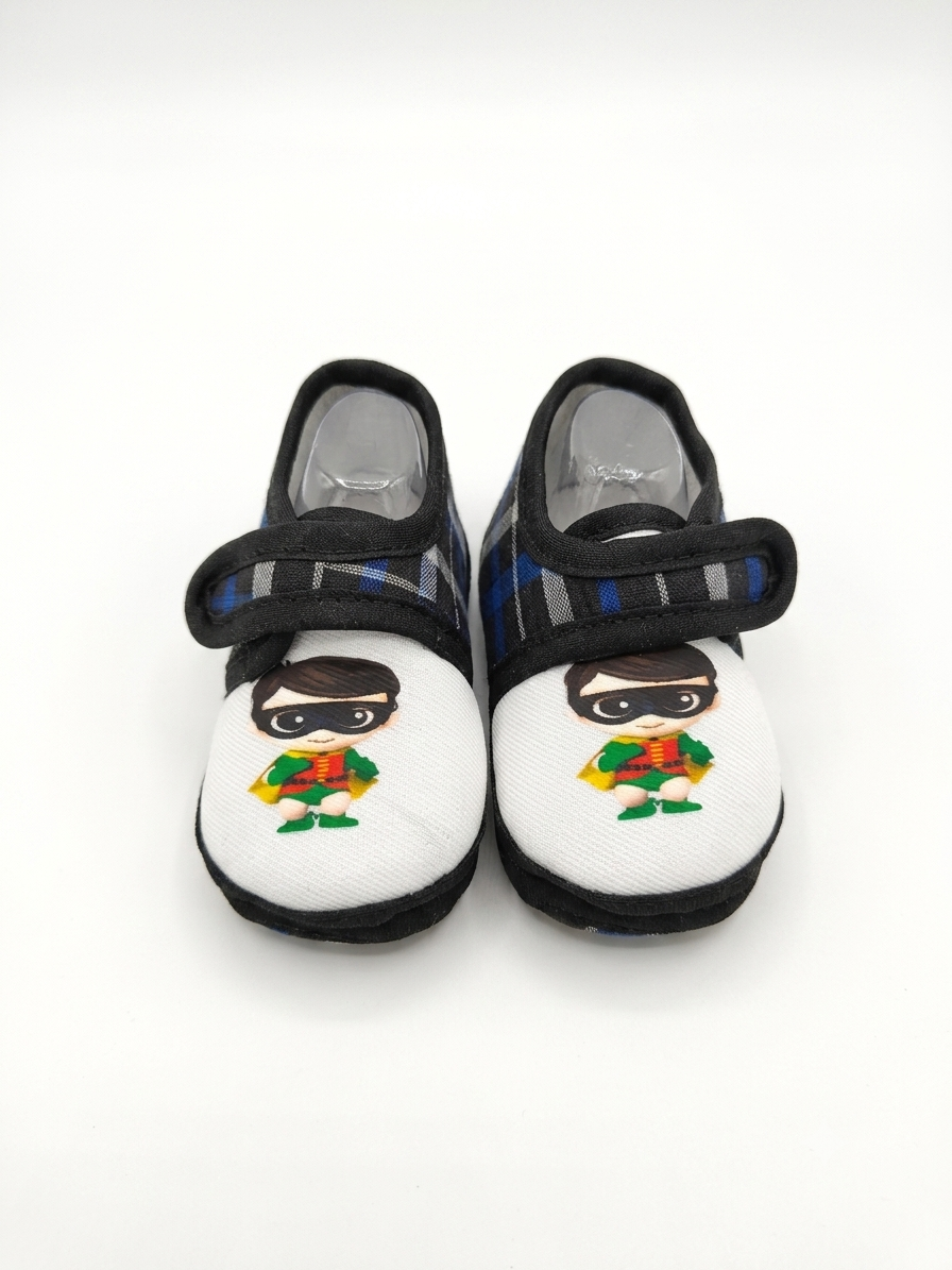 Unisex Hero Print Baby Shoes