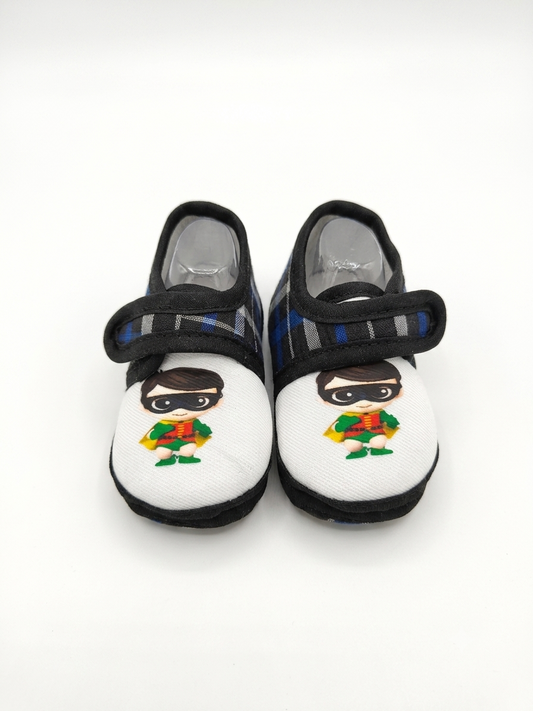 Unisex Hero Print Baby Shoes