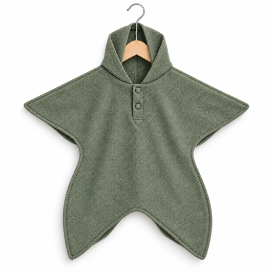 Hooded Star Poncho