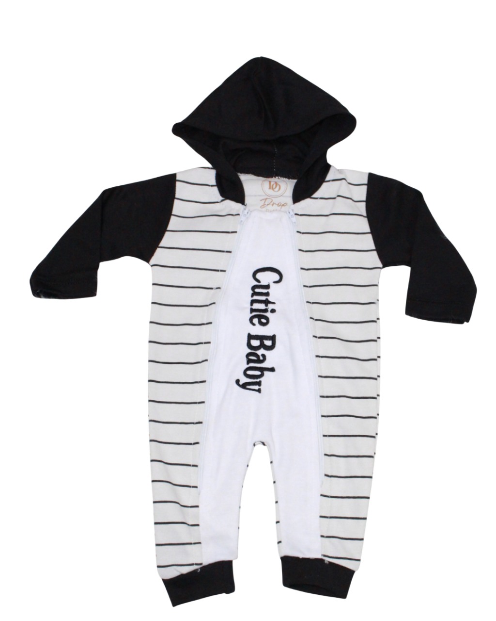 Newborn Baby Boys Romper Knitted Long Sleeve Black