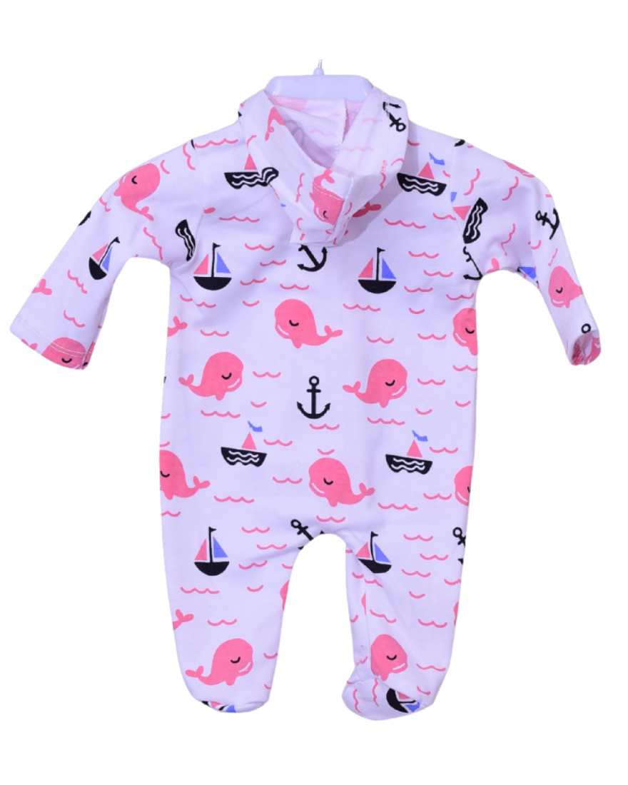 Turkish brand armanda Single Pink Sea Print Design