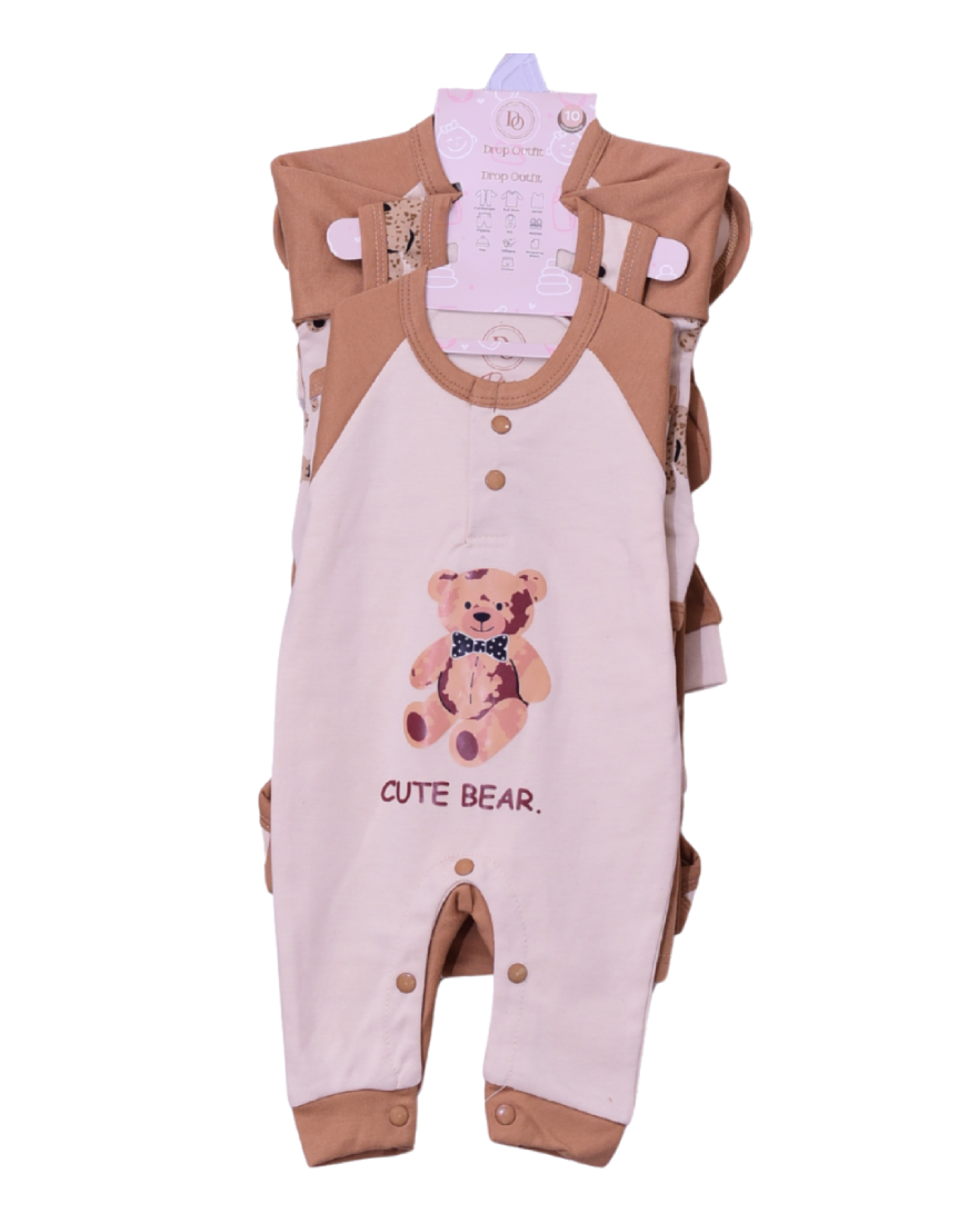 Premium Newborn Baby 10-Piece Gift Set | Brown
