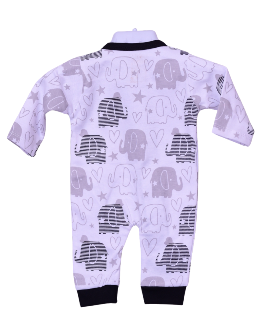 Turkish brand armanda Single Black White Elephant Print