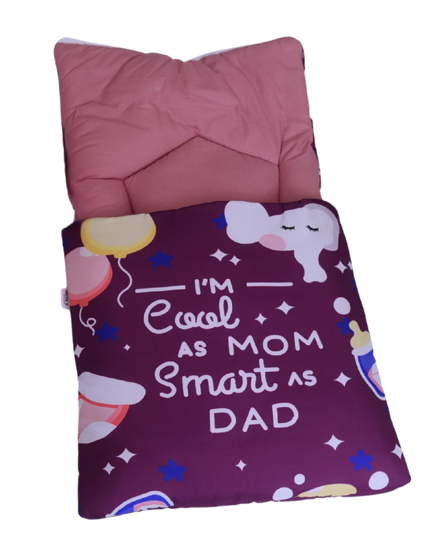 Baby Carry Nest - Mehroon I'm cool as mom