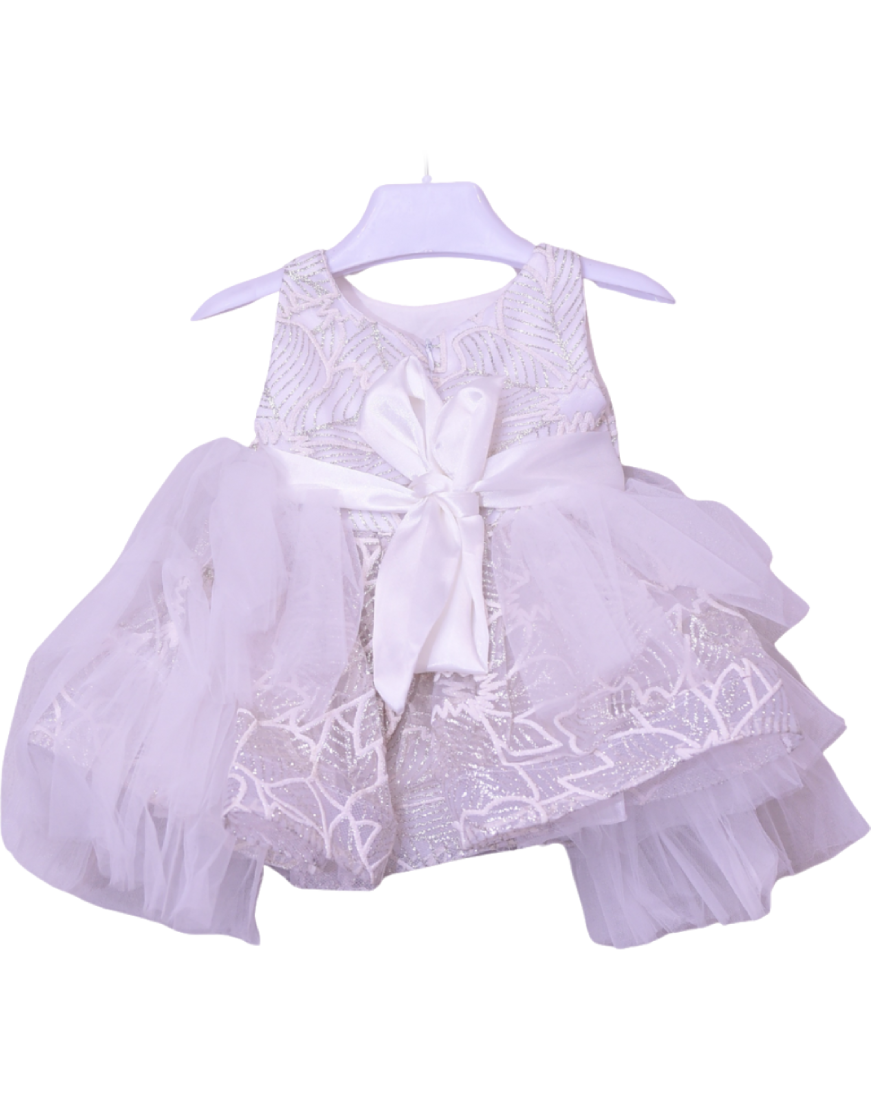 Infant Girls Net Fancy Frock Glow