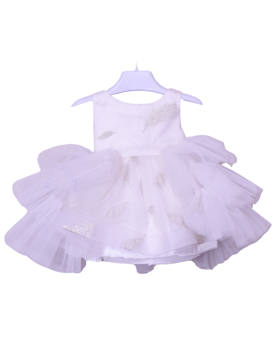 Infant Girls Net Fancy Frock Glow