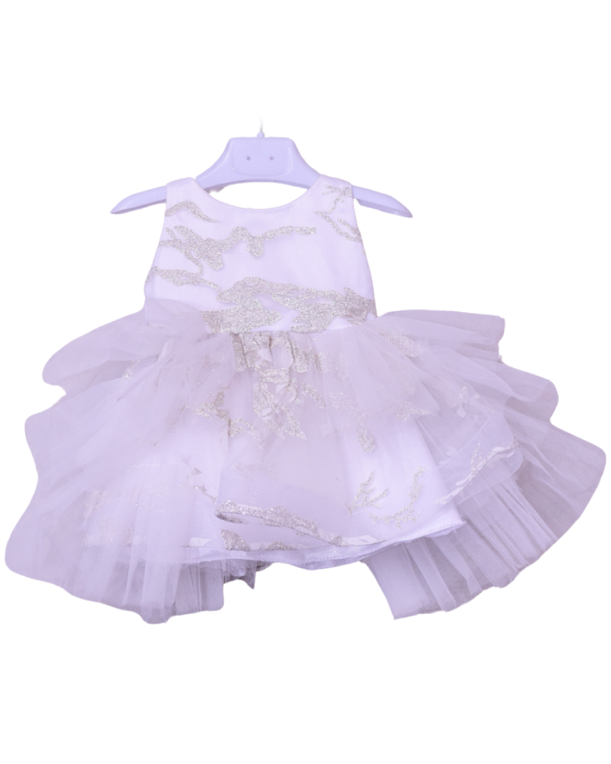 Infant Girls Net Fancy Frock Glow
