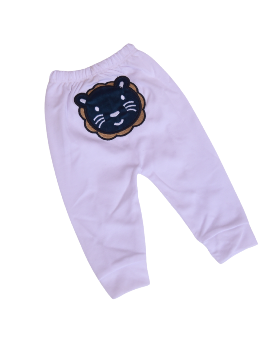 Little Mee Cotton Funky Tiger Bottom purple