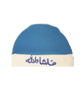 Mashallah Embroidered Dark Blue Baby Cap